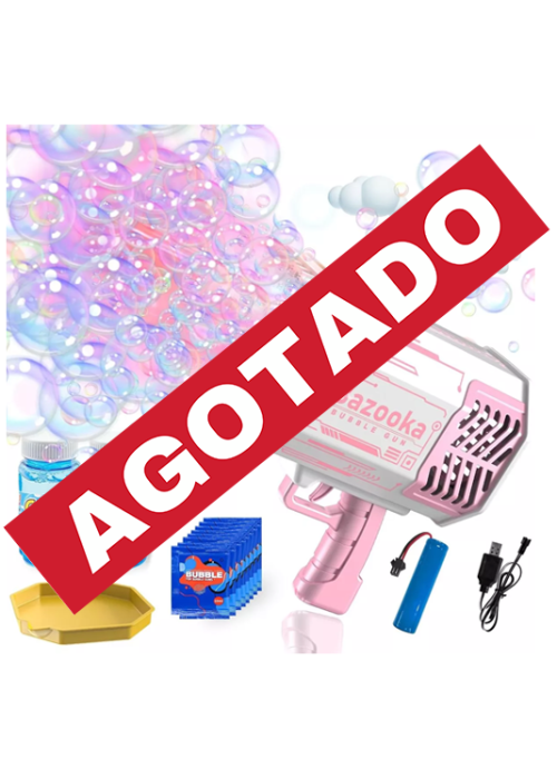 Pistola De Burbujas 69 Agujeros Bazooka 