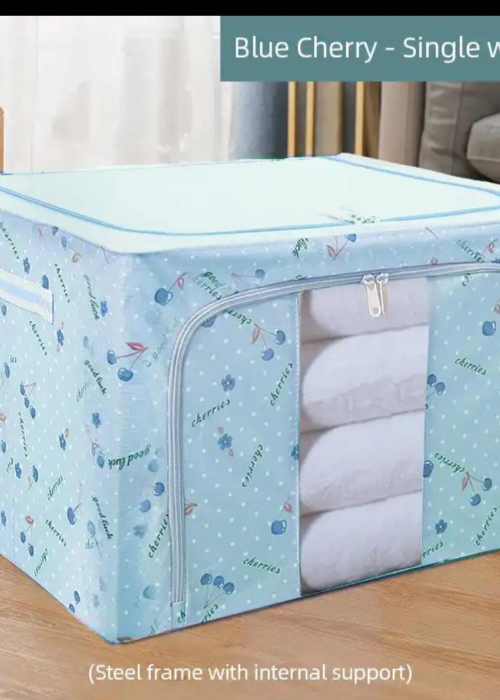 Caja de almacenamiento plegable con cierre