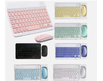 Teclado Inalámbrico + Mouse Combo – Ligero, Portátil y Listo para Todo