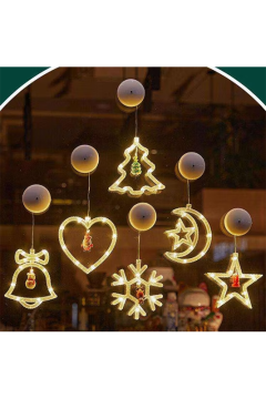 Adorno Navideño con Ventosa – ¡Decora tu hogar con estilo y comodidad!